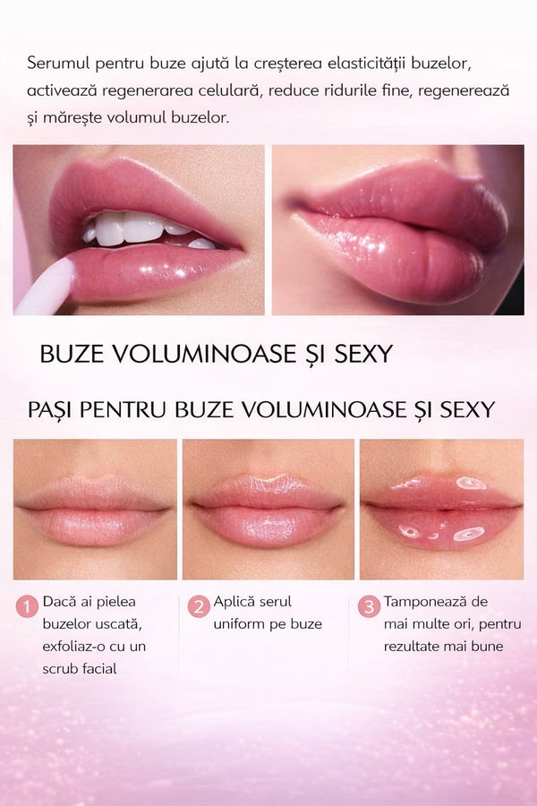 Ser pentru Buze Roz și Fine